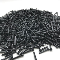 ABS Acoustic Guitar Bridge Pins with Dot Inlay - Set of 6