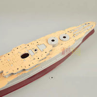 Wooden Deck with Anchor Chain for Trumpeter 03701 Model Ship 1/200
