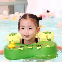 Non-Inflatable Swim Instructor Vest Safety Buckle Armpit Swim Collar Padded Water Toy Waterproof for Children