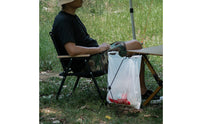 Portable Foldable Trash Bag Holder Stable X-Shaped Base-Shaped Frame Trash Bag Holder Hanging Rack Outdoor Utility