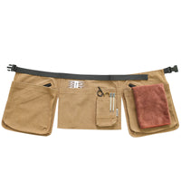 Thick Canvas Tool Waist Bag with Multi-Function Storage for Barbers and Hairdressers
