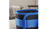 Black and Blue Leg Lifting Strap Mesh-Like Thigh Support Strap Woven Leg Lift Loop Breathable