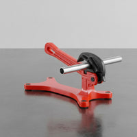Yoke Pipe Vise Heavy-Duty Portable Pipe Holding Vise Rapid Adjust Clamping Device for Pipefitters