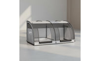 Car Pet Cage Foldable Pet Crate Fold Flat Travel Carrier for Dog Owners