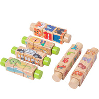 Wooden 3D Puzzle Toy for Kids, Animal and Dinosaur Themes