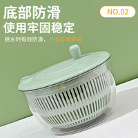 厂家直销沥水篮果蔬脱水器手动甩干沥水器刨丝器榨汁多功能切菜器