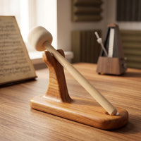 Soft Felt Drum Mallet Long-Lasting Drum Mallet with Wooden Handle Lightweight Wool Felt Beater Comfortable for Drummers, Percussionists, Marching Band Players, Percussion Performance