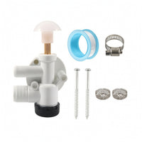 Easy-to-Install RV Toilet Valve with Screws Sturdy RV Toilet Valve Kit High-Quality Upgraded for Motorhome Plumbing