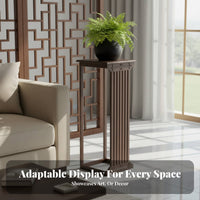 Multi-Tier Bamboo Display Rack New Chinese aesthetic Plant Stand Floor-Standing