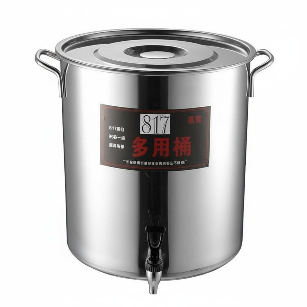 Stainless Steel Spigot Container Versatile Large Water Container with Tap Large Tap Drink Dispenser Easy to Clean for Chefs