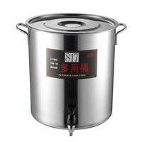 Stainless Steel Spigot Container Versatile Large Water Container with Tap Large Tap Drink Dispenser Easy to Clean for Chefs