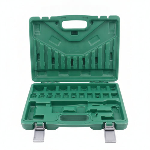 Socket Set Case with Metal Sturdy Suitcase with Handle Portable