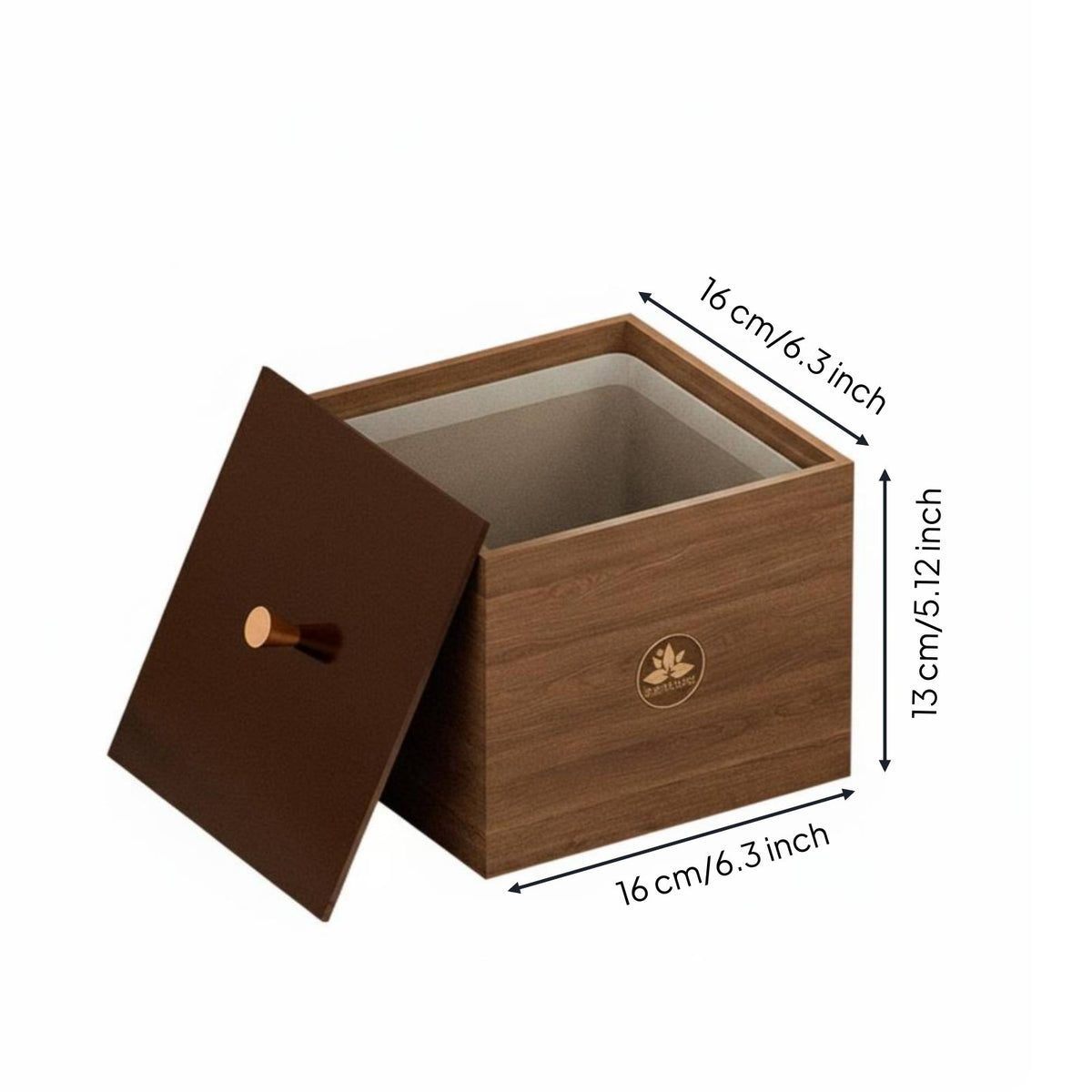 Desktop Trash Can with Lid Stylish Design Mini Desk Trash Can Office Accessory for Vanity