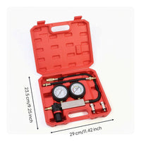 Cylinder Leakage Tester with Case Portable Cylinder Leak Tester Kit Heavy-Duty Leak Identifier Kit for Auto Repair Shop