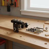 3 in 1 Aluminum Alloy Body Dowel Drilling Guide Adjustable Width