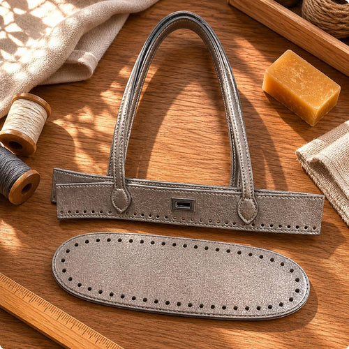 DIY Woven Bag Accessory Kit Textured Woven Leather Bag Kit Handmade