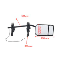 Attach-on Towing Mirror Easy Installation Towing Mirror Extension for RV Owners