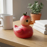 6 Pieces Fruit Duck Figurine Colorful Fruit Duck Statue for Desk