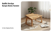 Adjustable Lap Desk Foldable Design Low Table Sturdy Legs for Floor, Living Room