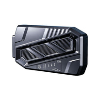 Car Ventilation Fan with Air Circulation, ABS, Smart Battery Display