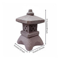 2 Pieces Chinese Imperial Lantern Weather Resistant Solar Garden Lantern