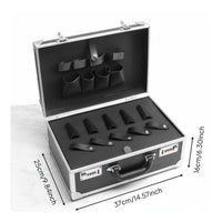 Aluminum Hairstyling Tool Case Large Capacity Professional Storage for Barbers