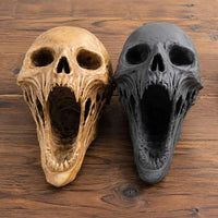Gothic Style Resin Skull Statue Ornament