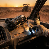 Insulated Wiring Harness Kit with Rocker Switch Stable Wiring Harness with Switch Heavy-Duty Abrasion-Resistant for Builders, UTV