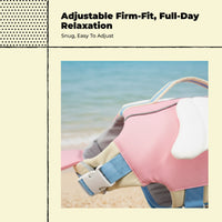 High-buoyancy dog life jacket