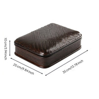 Handwoven Bamboo Container with Lid Handwoven Storage Box with Lid Organizer for Tabletop Organization