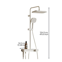 Rainfall Shower Head, High Pressure Adjustable Handheld Spray Combo Set, Matte Black Bathroom Fixture, Multi Modes, Luxury Bathing Sensation