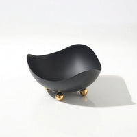Serving Bowl with Feet Shallow Wave Serving Bowl Multi Functional for Hosts, Parties