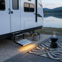 RV Entry Step Foldable Folding RV Step Anti-Slip for Trailer