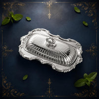 Stainless Steel Butter Dish Retro Design Kitchen Storage Compact Size