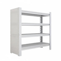Adjustable Metal Utility Shelf Freestanding Organizer Shelf Multi-layer Storage Rack Heavy Duty Garage Shelving Sturdy Steel Construction Customizable Suitable for Laundry Room Kitchen Garage