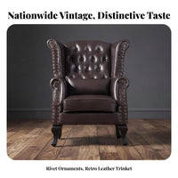 sheltered armchair Chair timeless design Upholstered sheltered armchair Armchair Retro Design High spine for Living Room