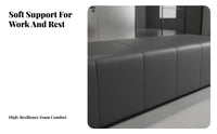 Minimalist design Modern configurable Sofa Set Comfortable Cushioning Reception Couch High-Resilience Foam Lounge Seating Sturdy Frame for Office Managers, Interior Designers, Apartment Dwellers, Waiting Room, Home Theater, Bedroom