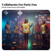 Funny Food Costume Single-Piece Design Funny Food Tunic Easy to Wear