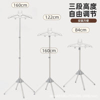 Freestanding Ironing Board Stand for Clothes, Foldable, Adjustable, Vertical Rack