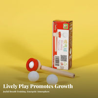 Sensory Play Hover Ing Ball Pipe Toy Burr Ball Blow Pipe Parent-Child Bonding for Children 3-7 Years, Boys, Preschool, Indoor, Home