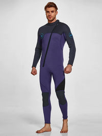 新款3MM潜水服男士修身防晒保暖湿衣潜水冲浪游泳衣浮潜服水母衣