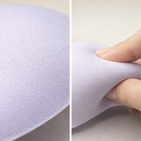 Breast Pads Foam Inserts for Swimwear and Sports Bras, Round with Soft Sponge Padding, Breathable Cups for Sewing Projects