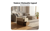 C-Shaped End Table Minimalist Aesthetic Household Furniture Modern Design Space-Saving for Adults, Bedroom, Living Room