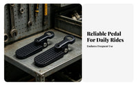 2 Pieces Aluminum Alloy Folding Pegs Lightweight Foldable Rear Foot Pegs Folding Rear Foot Peg Easy to Install for Passengers