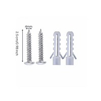 Automatic wall anchors for fast DIY