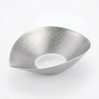 Irregular Stainless Steel Plate, Snowflake Silver