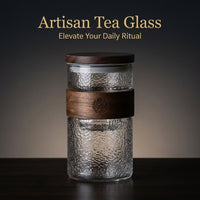 Japanese Style Glass Tea Cup with Infuser, 301-400ml