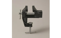Mini Desktop Vise Dark Textured Finish Workholding Tool Compact Size