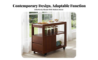 Rolling Utility Cart minimalist design Side Table Movable with casters for Living Room