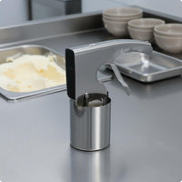 Lever Ice Cream Scoop Silver Gray Kitchen Tool Long-Lasting